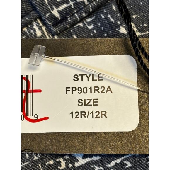 Dickies Regular Fit Cuffed Straight Leg Pant Sz 12R Blue Casual Work Streetwear - Picture 6 of 9